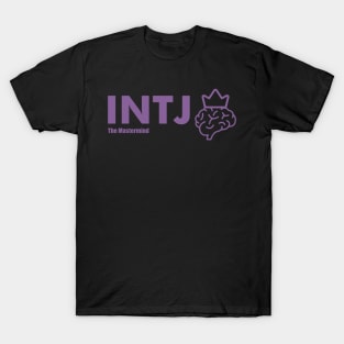 INTJ The Mastermind MBTI types 1C Myers Briggs personality gift with icon T-Shirt